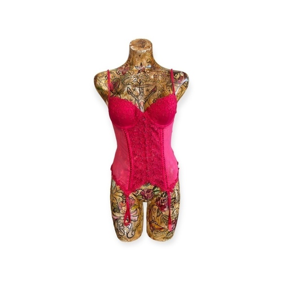 Delicates lingerie teddy red medium intimate - Picture 1 of 8